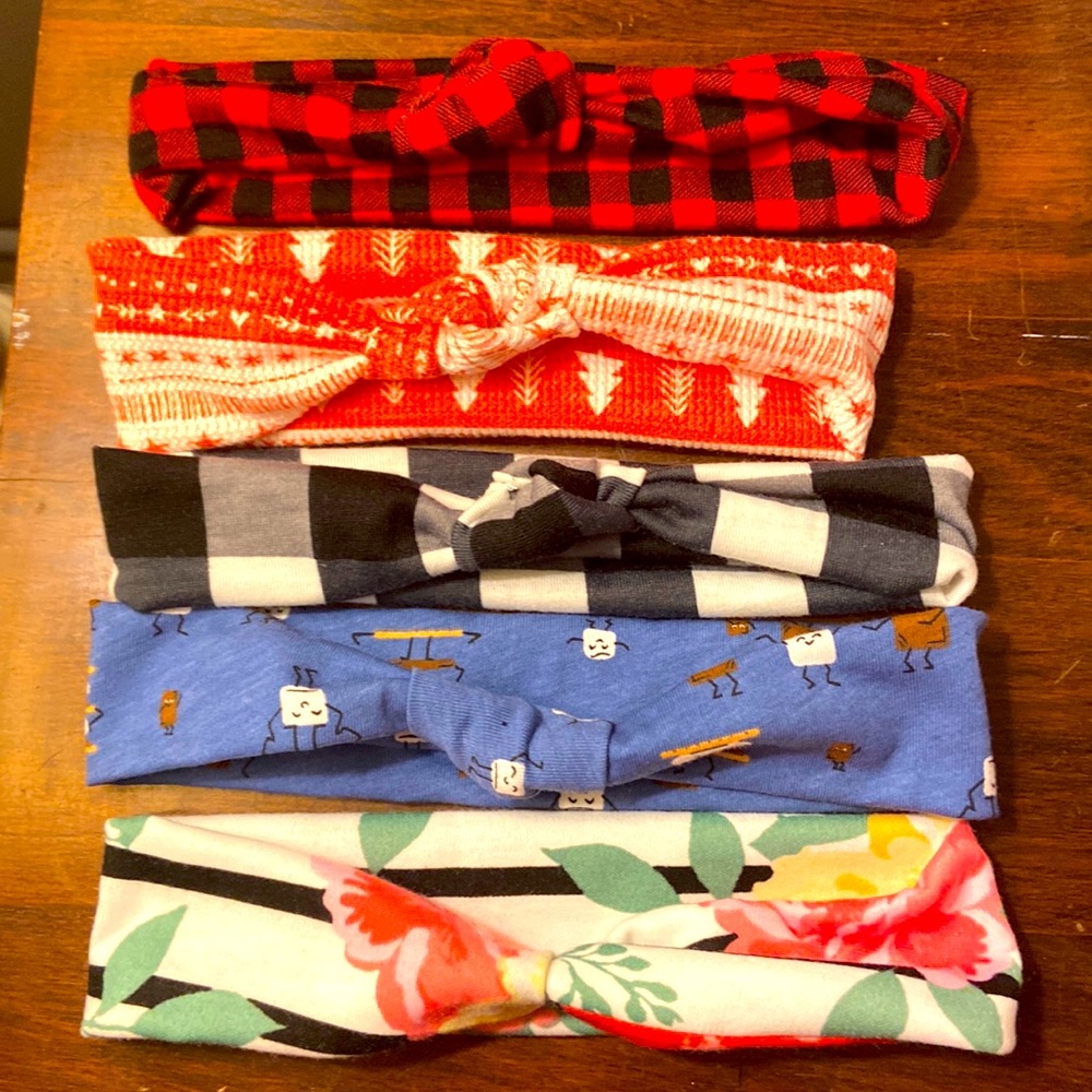 Bundle of child handmade headbands